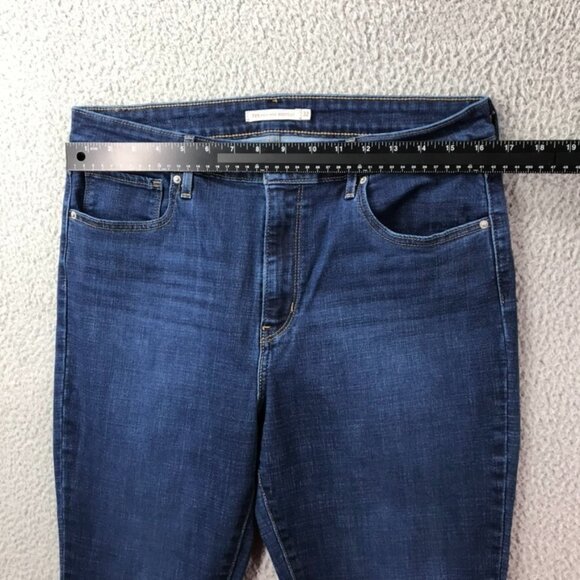 LEVIS 725 Womens Size 32 High Rise Bootcut Medium Wash Stretch Denim Jeans - Picture 9 of 15